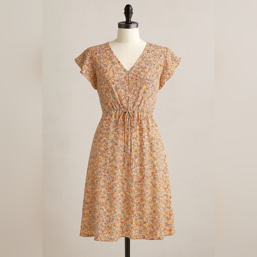 Monteau Floral Summer Dress EUC Size S
